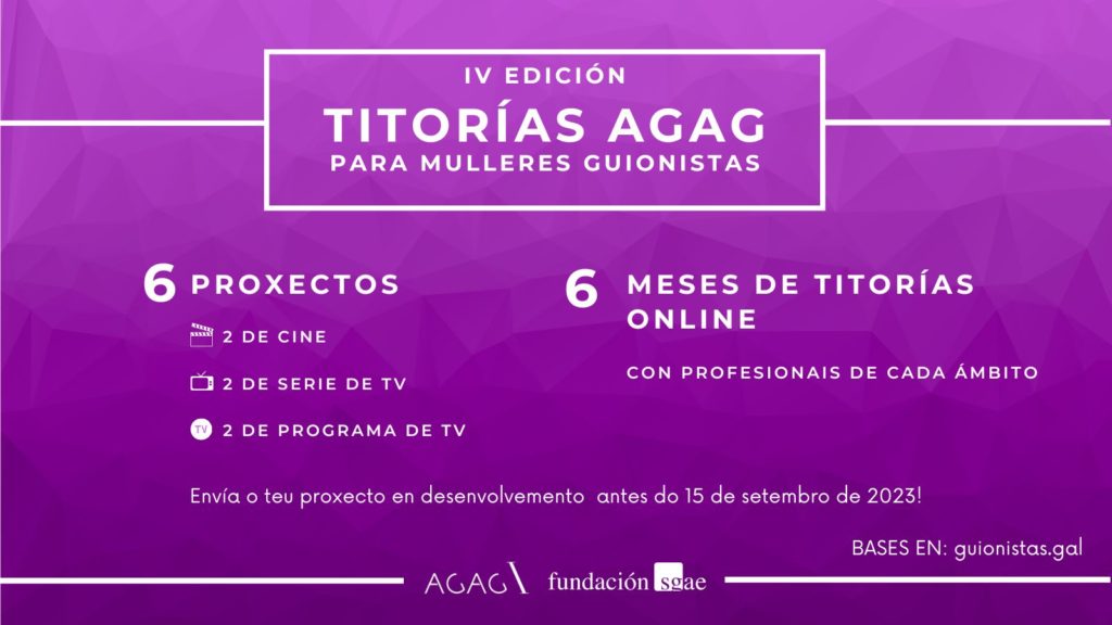 IV Edición das Titorías AGAG para Mulleres Guionistas