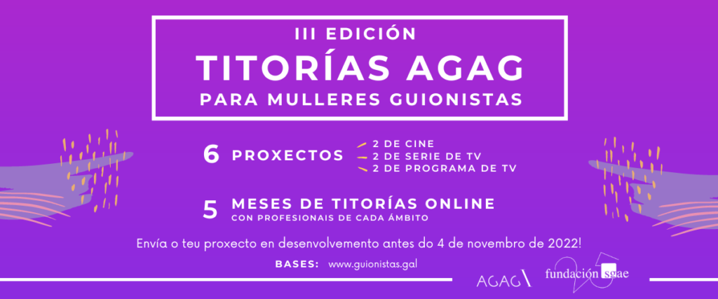 III Edición das Titorías AGAG para mulleres guionistas